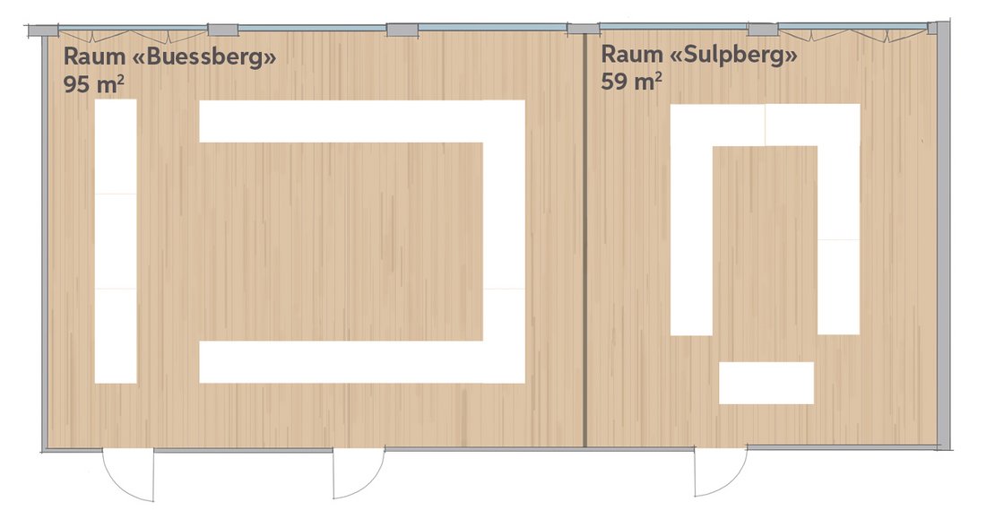 Räume «Buessberg» und «Sulperg»